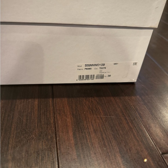 BNIB MM6 Maison Margiela Anatomical 70mm Suede Boots Size 38 Green - Picture 2 of 6